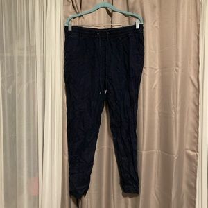 H&M navy blue jogger pants